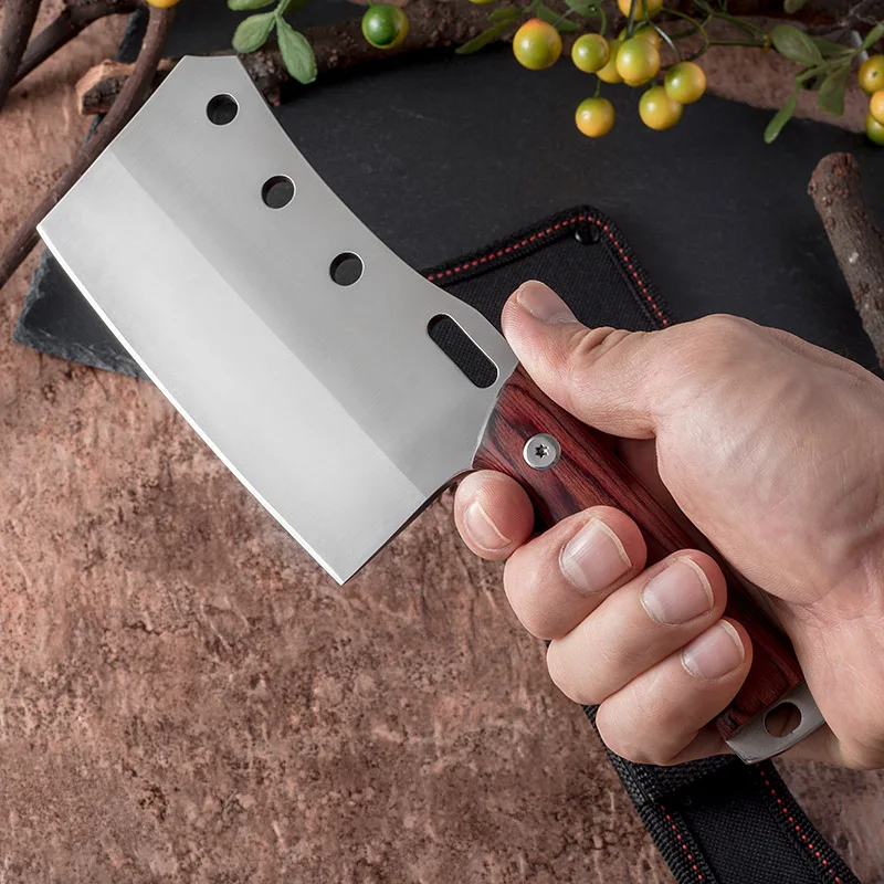 

Camping Knife Outdoor Survive Knife - Mini Portable Bone Chopping Meat Cleaver Fish Filleting Vegetable Fruit Utility Knives