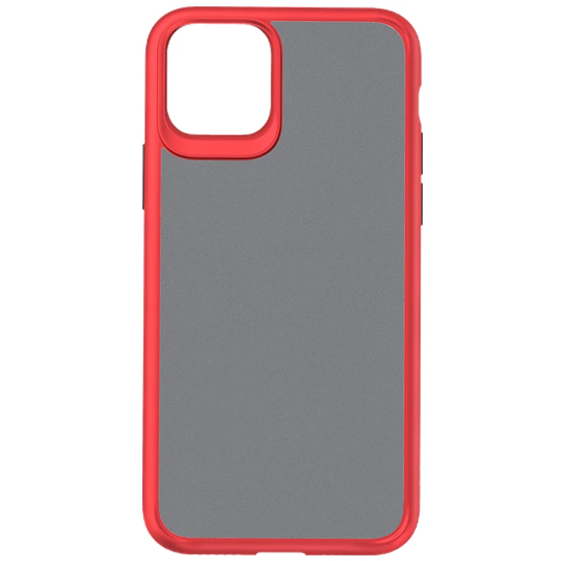 matte red ROCK для iphone 11 iphone 11 pro max чехол с кристаллами, прозрачная, для телефона защита soфт+ Твердый Чехол-гибрид для iphone 11 pro крышка - Цвет: matte red