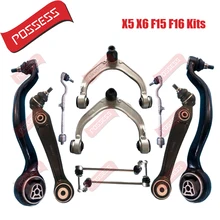 

10 Pieces Front Axle Suspension Control Arm Stabilizer Link Tie Rod assemblies Kits For BMW X5 F15 F85 X6 F16 F86 13-19 xDrive