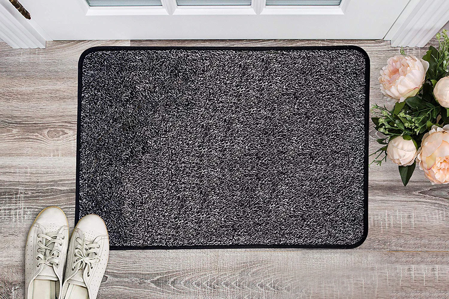 Indoor Doormat Super Absorbs Mud Mat Latex Backing Non Slip Door Mat for Front Door Inside Floor Dirt Trapper Mats Cotton carpet