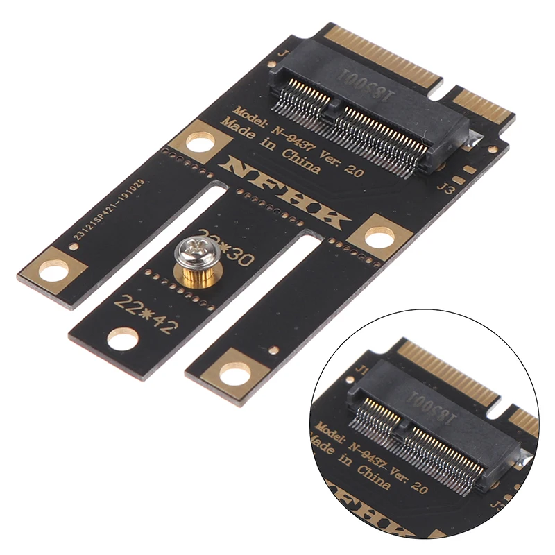 M.2 NGFF к mini pci-e (pcie + usb) Адаптер для m.2 wifi bluetooth беспроводная карта | Компьютеры и офис