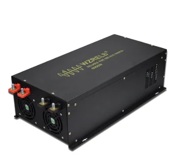 

Solar Inverter 12V 220V 6000W Pure Sine Wave Power Inverter Solar Sysem Generator Power Bank 12V/24V/48V DC to 110V/120V/230V AC