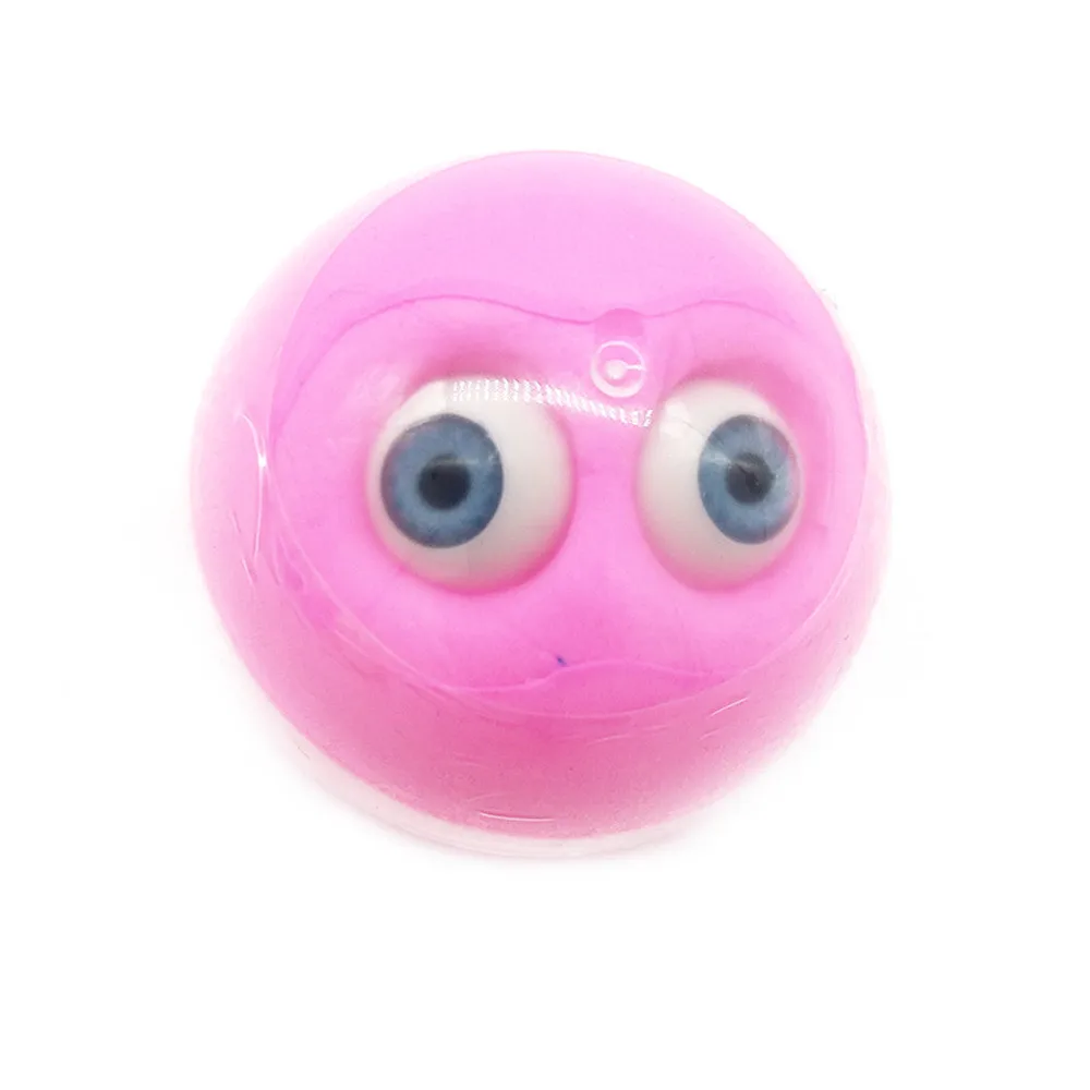 cartoon Eyeball Colours Mixing Cloud Slime Kids Toy fluffy slime soft clay toys playdough Interesting Stress Reliever Toy #A