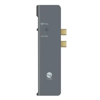 

Silver Gray Type-C To Hdmi 7-In-1 Docking Station Usb-C Portable Docking Station With Hdmi 1080P Vg Usb3.0 Power Transmission