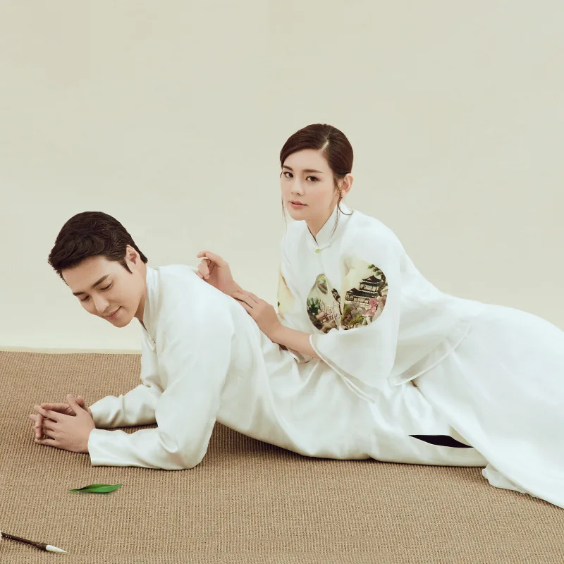 Традиционное китайское платье Hanfu для косплея мужчин одежда старых пар драма