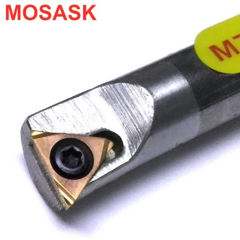 

MOSASK C08K-STUCR09-10A Internal Toolholders STUCR Shockproof High Speed Steel Boring Cutter CNC Lathe Turning Cutting Tools