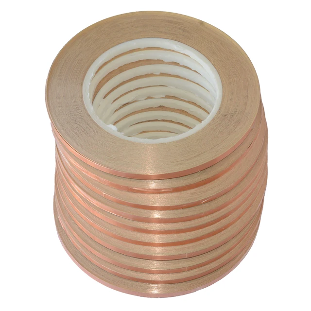 Copper Foil Tape Stained Glass Soldering Adhesive Copper Tape Stained