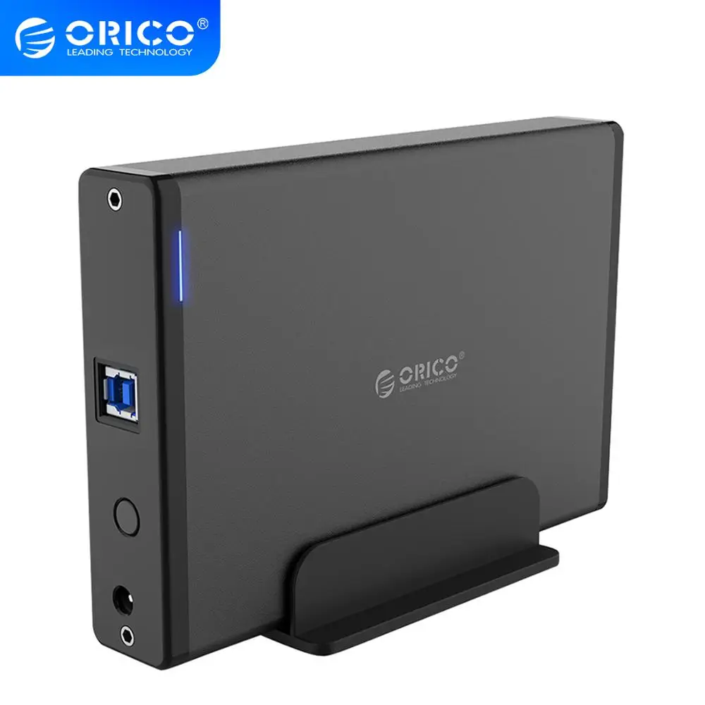 Внешний жесткий диск ORICO 7688U3 USB3.0 до SATA3.0 3 5 дюймовый корпус док станция с