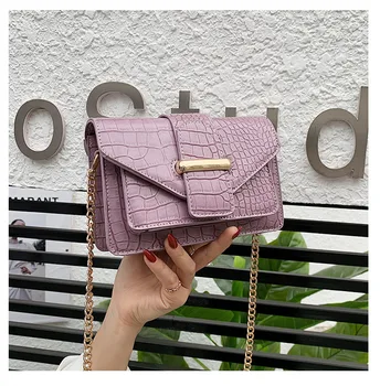 

Stone Pattern PU Leather Crossbody Bags For Women 2020 Autumn Brand Designer Shoulder Messenger Bag Female Handbags