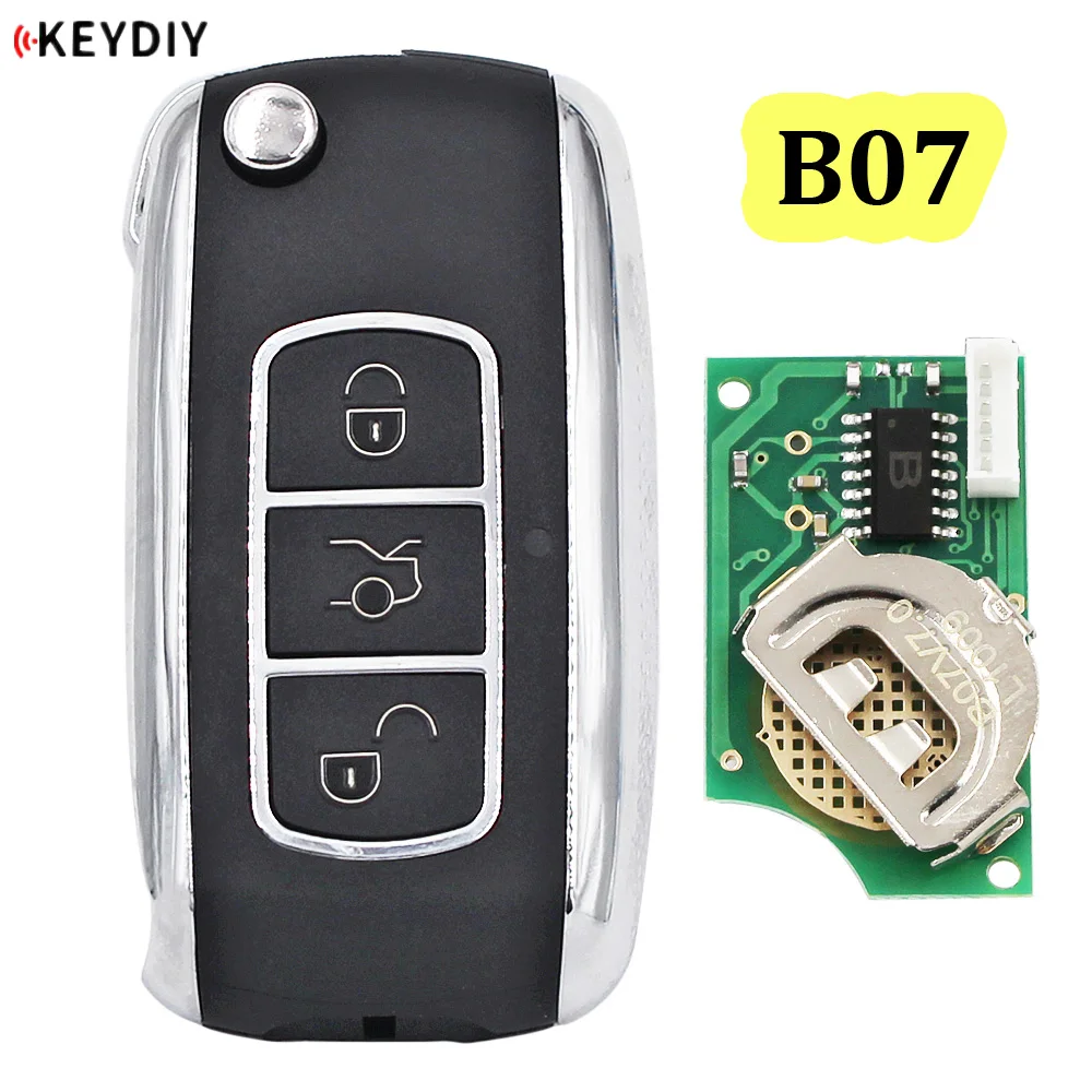 Универсальный пульт дистанционного управления KEYDIY B Series B07 с 3 кнопками для KD200 KD900