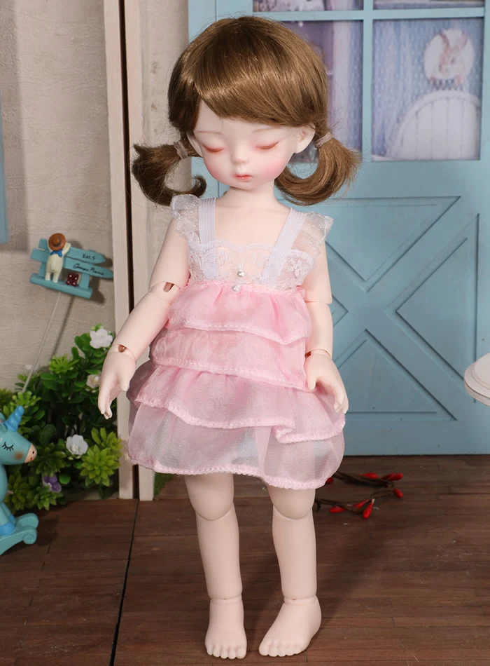 1/6 голая кукла BJD милый ребенок закрытые глаза BJD/SD смола фигурка кукла DIY модель игрушка подарок. Не входит в комплект одежды, обуви, парика A0161SOO YOSD