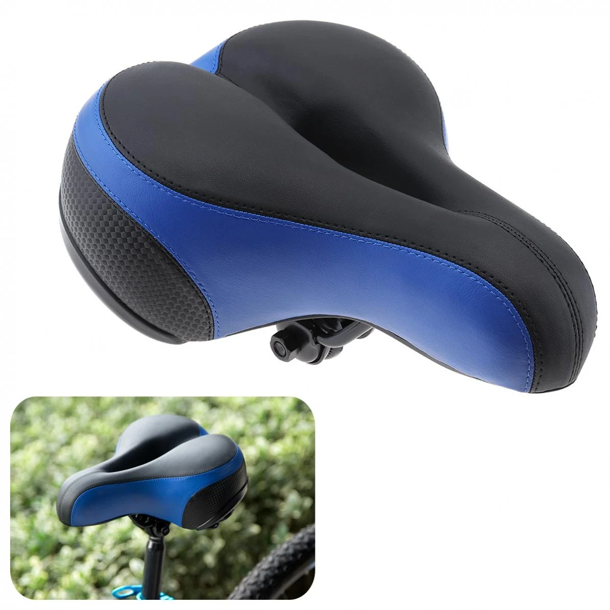 Brede Dikker Fietsen Fiets Zadel Zitkussen Zachte Siliconen Mtb Racefiets  Zadel Met Reflecterende Stickers - AliExpress Sports \u0026 Entertainment