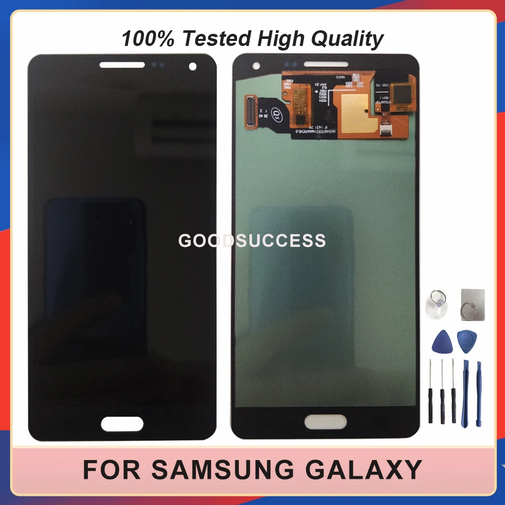 AMOLED для SAMSUNG Galaxy A5 2015 A500 LCD SM-A500 A500M A500F ЖК-дисплей сенсорный экран стекло дигитайзер
