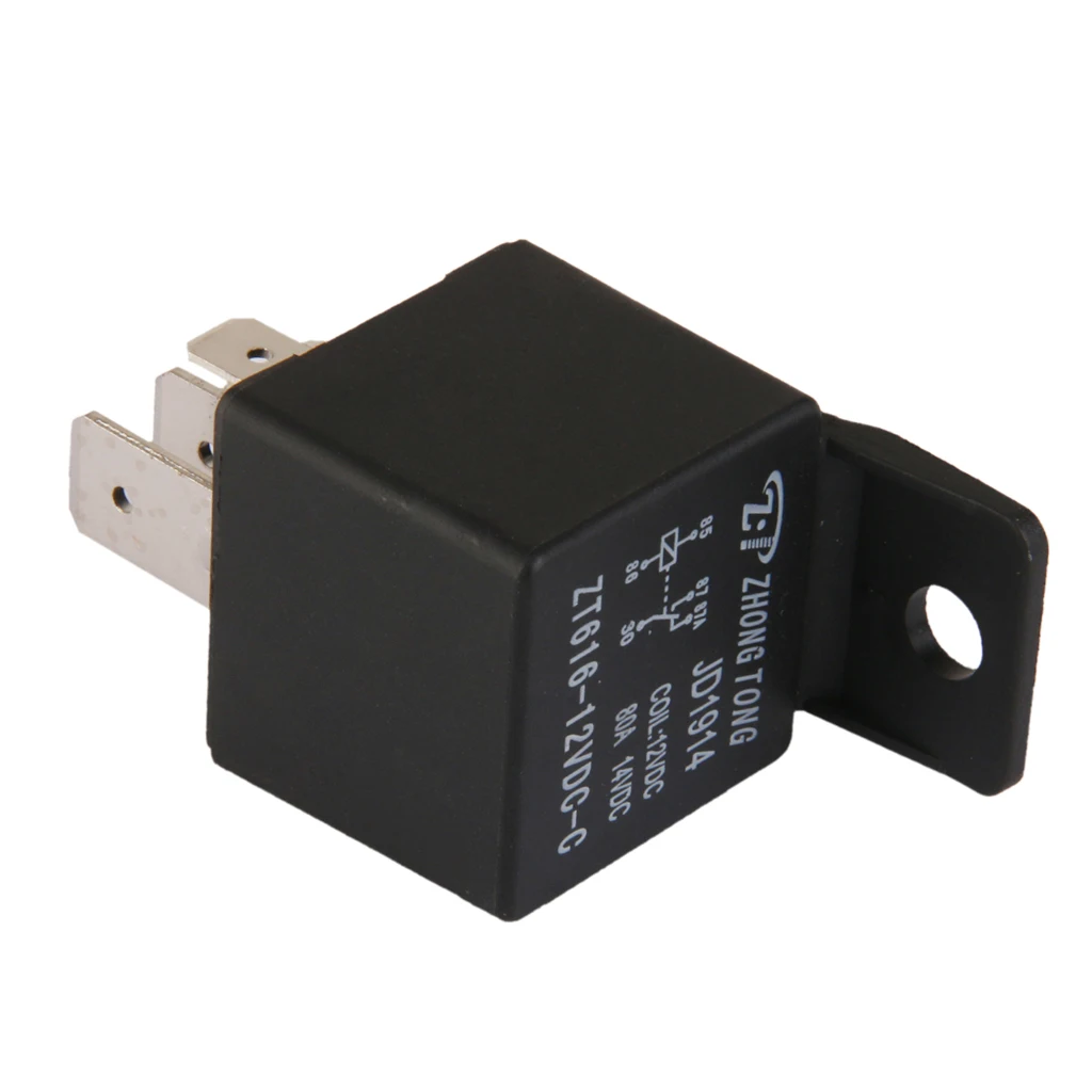 ZT616-12V-C-80A Car Auto Truck DC 12V 80A 80 AMP SPDT Relay Relays 5 Pin | Автомобили и мотоциклы