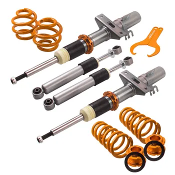 

COILOVERS ADJUSTABLE SUSPENSION for VW Transporter T5 Multivan Caravelle Bus 1.9 for MK5 V T5 T6 1.9 2.0 3.2 TDI Front Rear Kit
