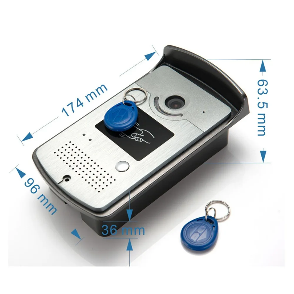 SmartYIBA " беспроводной проводной видео телефон двери ИК Ночное Видение wifi RFID система входа приложение удаленный разблокировка домофон дверные звонки наборы