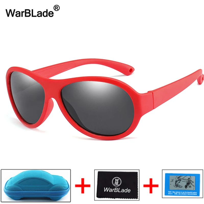 WarBlade, новинка, поляризованные детские солнцезащитные очки, квадратные, для мальчиков и девочек, детские солнцезащитные очки, UV400, защитные очки для детей, солнцезащитные очки с коробкой