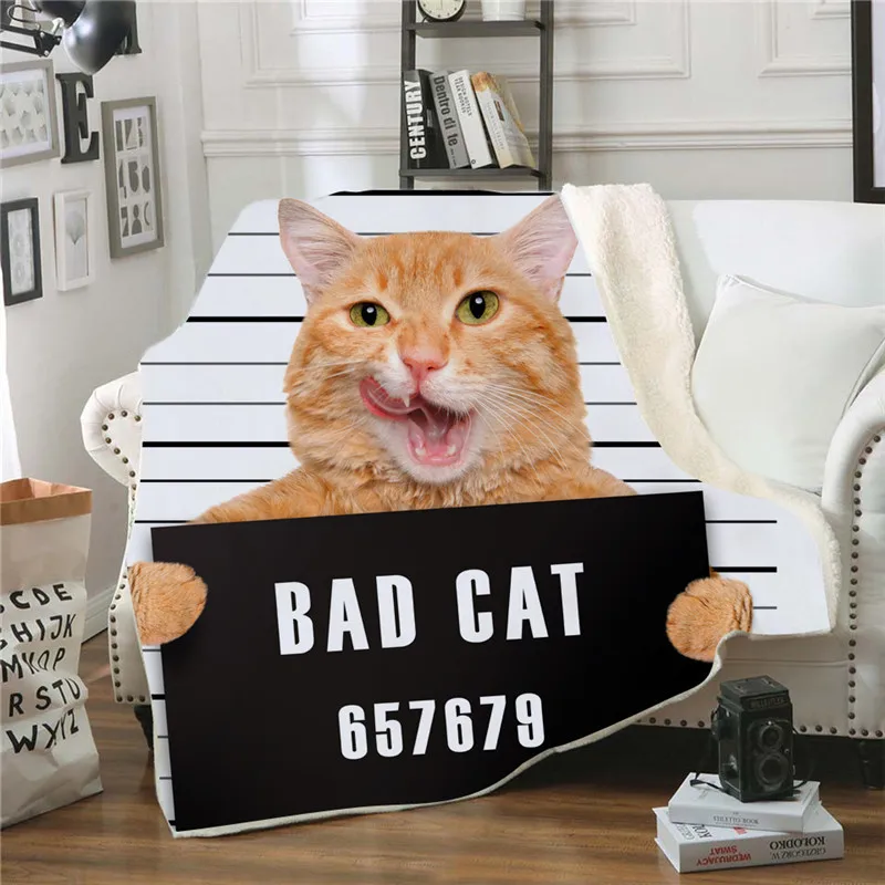 Bad Dog, 3D принт, шерпа, одеяло, диване, Стёганое одеяло, покрывало для путешествий, постельные принадлежности, бархат, плюш, пледы, Флисовое одеяло, покрывало - Цвет: 009