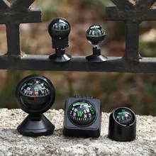 1 шт. универсальный автомобильный компас карманный мини-шар приборная панель водонепроницаемый автомобильный Автомобильный держатель навигационный компас походный инструмент