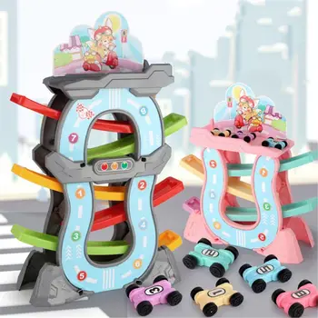 

Toddler Toys For 1 2 Year Old Boy And Girl Gifts Race Track Car Ramp Racer R7RB