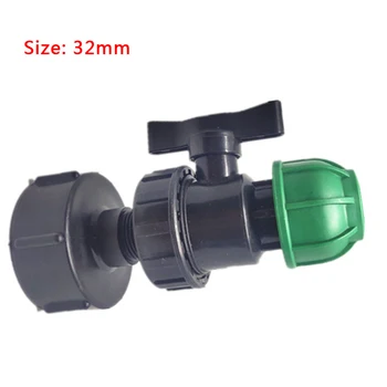 

Threaded Quick Connector Courtyard Lawn Watering Tubing Ball Valve IBC Tank Adapter Outdoor Compression Fittings Garden Hose
