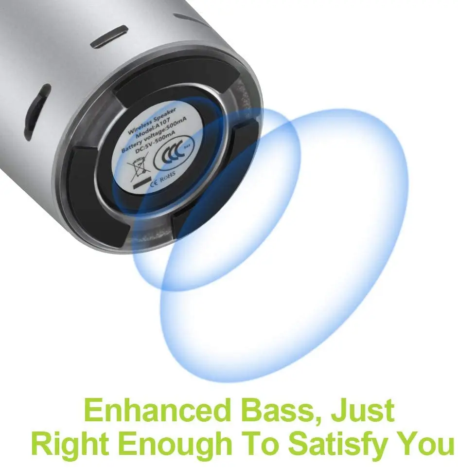EWA A107s Mini Blue tooth Speaker True Wireless Stereo (TWS) Enhance Bass Radiator Portable Speakers Bluetooth 5.0 EWA A107s Mini Blue tooth Speaker True Wireless Stereo (TWS) Enhance Bass Radiator Portable Speakers Bluetooth 5.0
