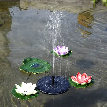 

Solar Power Fountain Pump 1.4W Solar Fountain Bird Bath Fountain Water Floating Pond Garden Patio Decor lawn Decoration