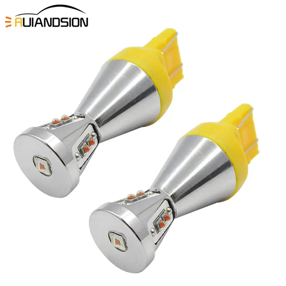 2 шт. автомобисветодиодный светодиодные лампы T20 7443 7440 w21/5w w21w 48W|car light|light for carlight led |
