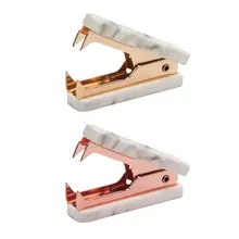Мраморный узор степлер для удаления скандинавских мини челюсти экстрактор ногтей Съемник канцелярские принадлежности