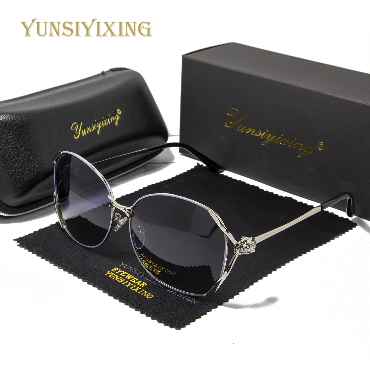 Классические поляризационные женские солнцезащитные очки YUNSIYIXING модные