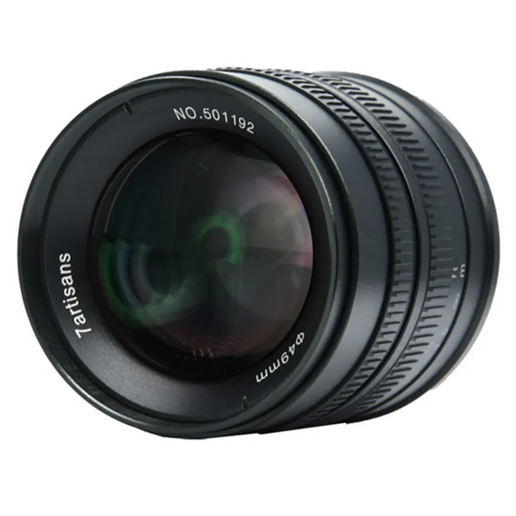 7 artisans 55 мм F1.4 Prime объектив для всех одиночных серий для SONY для Fuji для Canon для M43 для камер Leica аксессуары