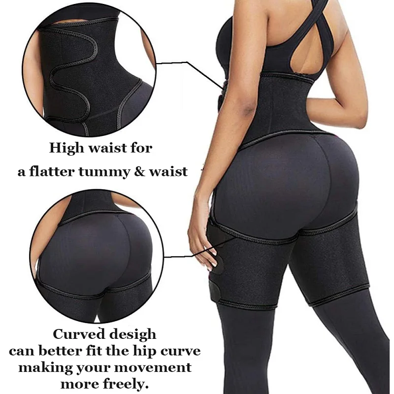 Postpartum Waist Trainer, 3-in-1 Waist and Thigh Trimmer Butt Lifter Thigh body shaper for Pregnant Women Weight Loss Sauna