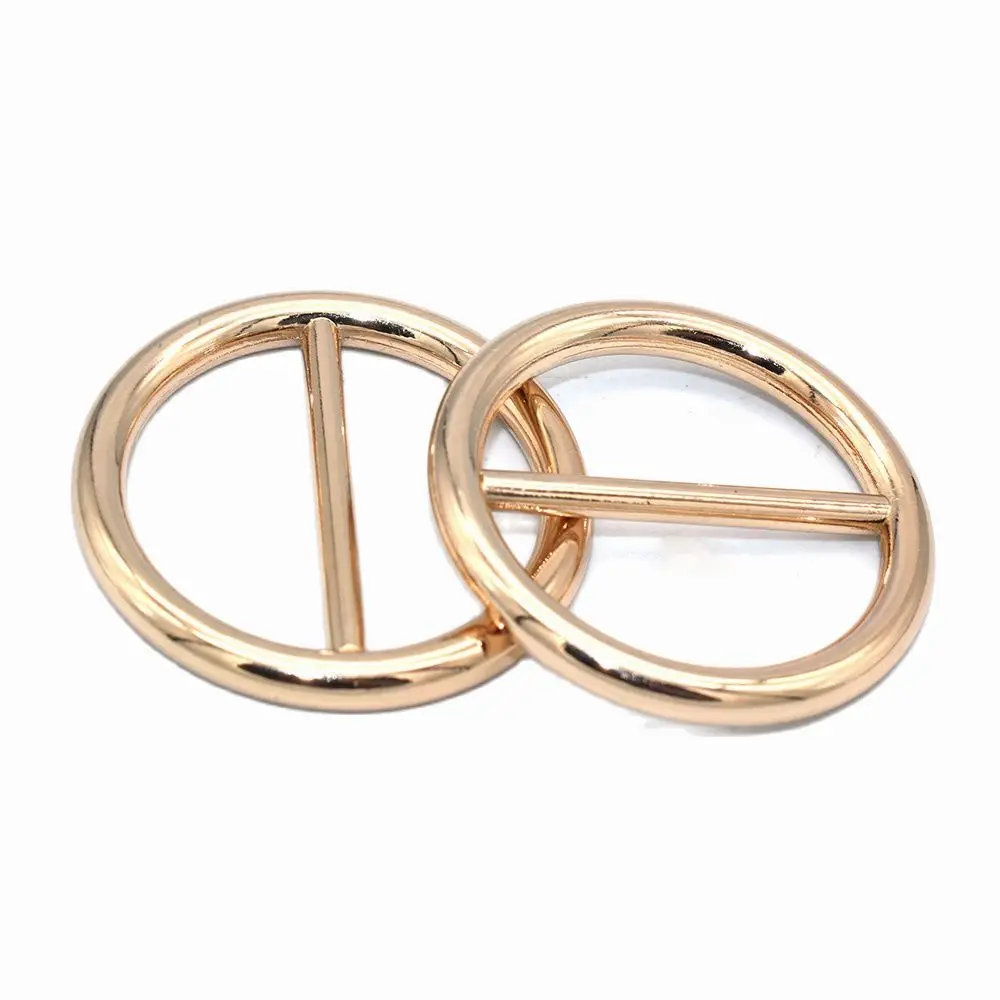 

Round Bar Buckles Belt Buckle Circle Buckle Adjuster Buckles Leather Purse clasp Buckles Backpack Buckles For Belt Scarf Handbag