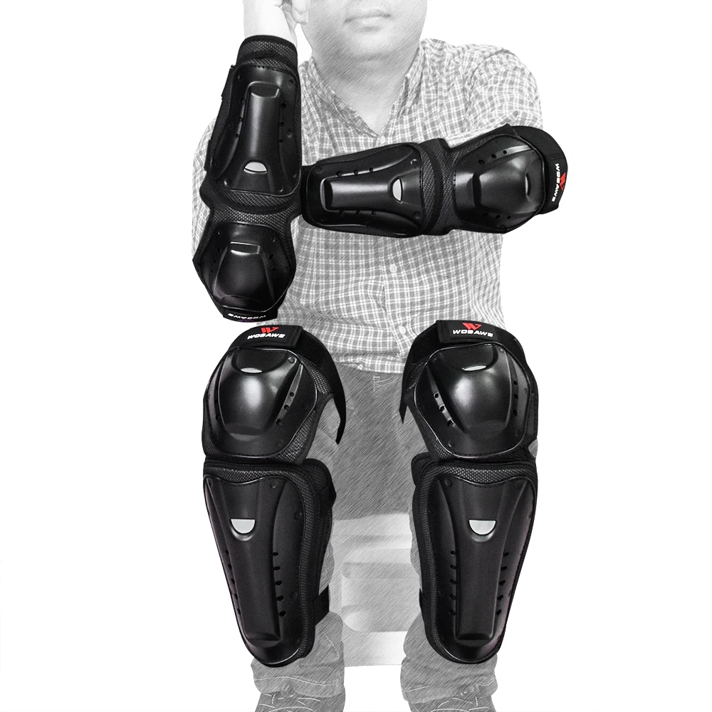 Наколенники WOSAWE для взрослых Защитные Налокотники езды на мотоцикле MTB|Защитные