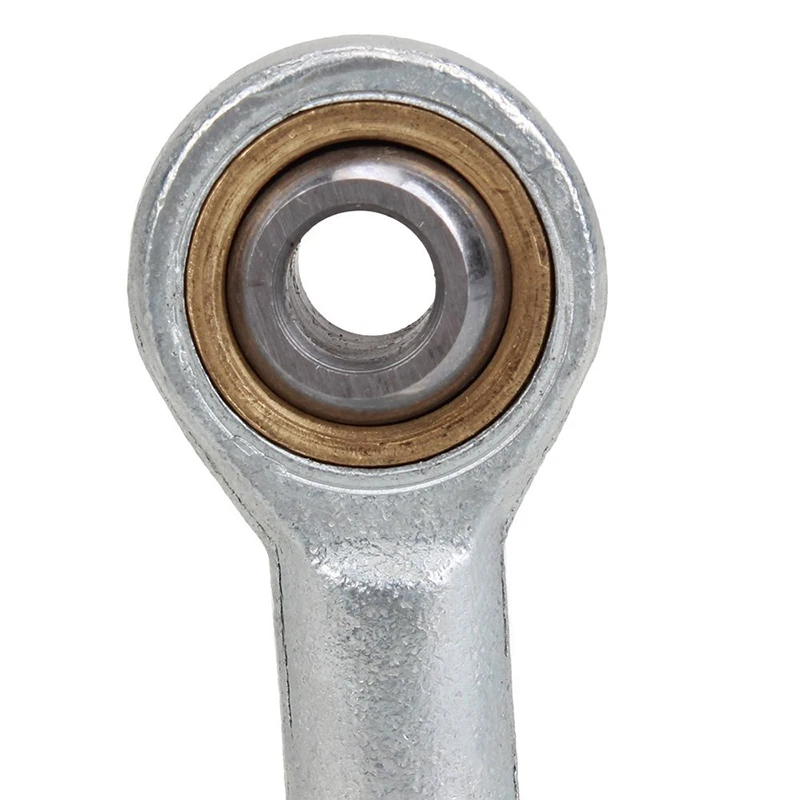 10pcs Metal 6mm Female Metric Threaded Joint Head Joint Bearing 40mm Total Length