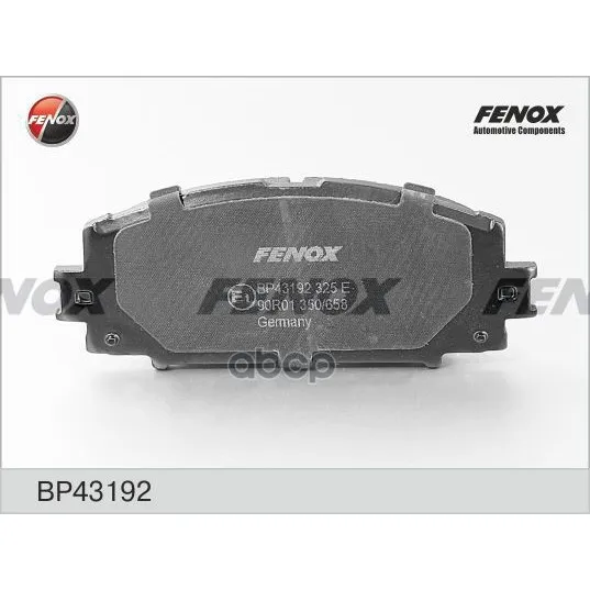 Колодки Toyota Allion Ii, Yaris I-Iii 05-11 Bp43192 FENOX арт. BP43192
