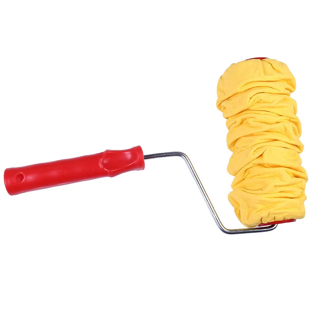 ZZ0087 DIY Brush Home Art With Handle Embossing Texture Graining Painting Roller Multifunction Decorating Wall Printing Tool Rubber - Цвет: ZZ0087