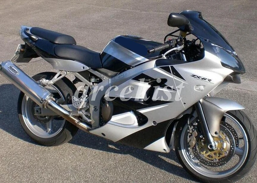 Новинка из АБС-пластика для мотоцикла обтекатели комплект подходит для kawasaki Ninja ZZR600 05 06 07 08 ZX-6R 636 6R 00 01 02 2000 2001 2002 средства ухода за кожей