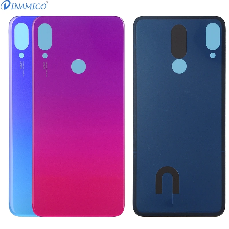 Dinamico Note 7 Задняя стеклянная крышка для Xiaomi Redmi Note 7 задняя крышка аккумулятора стеклянная панель Задняя крышка корпуса Дверь+ Инструменты