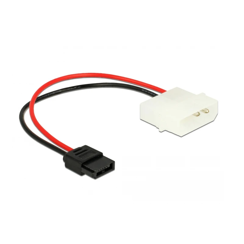 Slimline SATA Power Cable Molex 4 pin plug to Slim SATA 6 pin receptacle 25 cm for CD/DVD drives