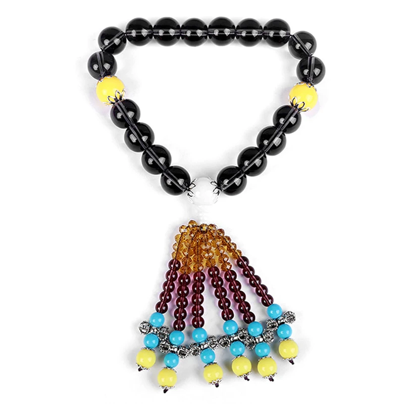 Car Ornaments Buddha Beads With Brave Troops Auto Interior Rearview Mirror Hanging Pendant Stalls Decoration Accessories Gifts