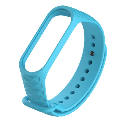 Mi band 4 ремешок для Xiaomi mi Band 3 ремешок для наручных часов браслет mi band 3 красочные спортивные Смарт-часы band 3 Аксессуары - Цвет ремешка: Light blue texture