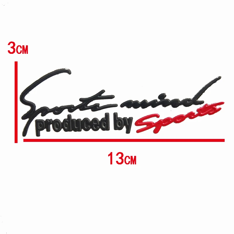 Спортивная 3D Автомобильная наклейка Стайлинг автомобиля ПВХ хромированный