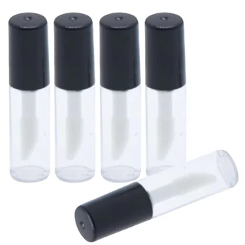 

50pcs Lip Gloss Tube Clear Refillable Mini 1.5ML Lip Gloss Container Travel Bottles Lipstick Sample Bottles
