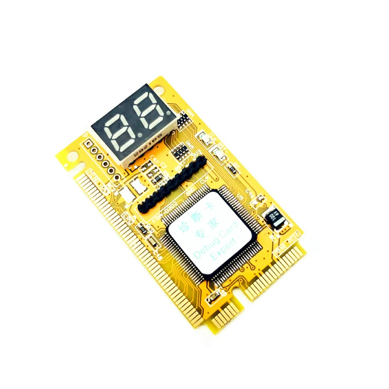PCI-E Adapter Card PCI-E Expansion Card PCI-E USB Adapter Card PCI Debug Card PC Analyzer Tester POST Card For Notebook Laptop Express Card