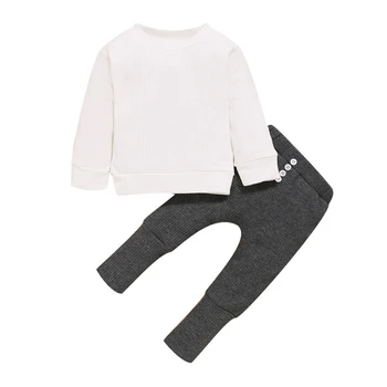 

Children Autumn Clothing Set Cotton with Rabbit Animal Pattern Boy and Girl clothes for Kids