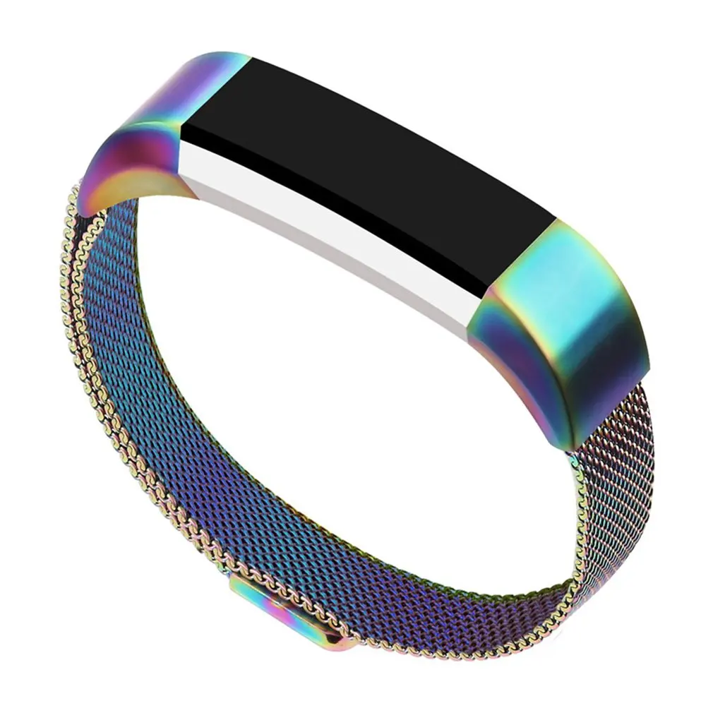 Одножильный провод из нержавеющей стали, сетка с замком для Fitbit Alta HR магнитный с миланским плетением ремешок из нержавеющей стали