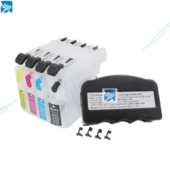 

chip resetter + refillable ink cartridge for brother LC203 LC213 LC223/225/227 LC233/235 MFC-J4420DW/J4625DW MFC-J5720DW/J5620DW