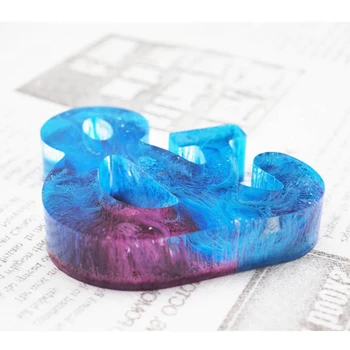 

3 Pack DIY Alphabet Letter Mr & Mrs Epoxy Resin Casting Molds Art Craft Tools 634D