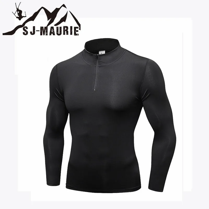 SJ-Maurie мужские зимние рубашки с длинными рукавами для гимнастики фитнеса дома рубашки быстросохнущая футболка для бега спортивная одежда тренировочные спортивные майки